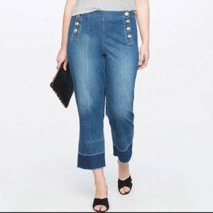 ELOQUII Cropped  Denim